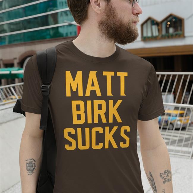 Paulmarvin Arts Matt Birk Sucks Shirt