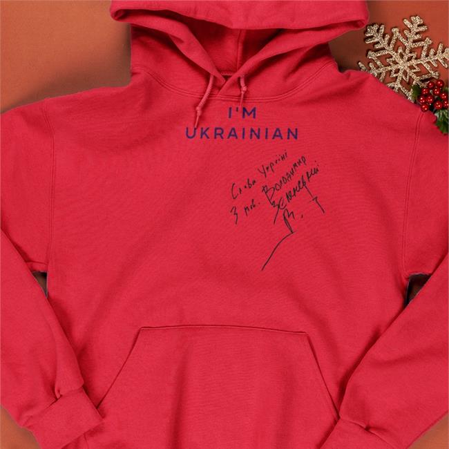 President Volodymyr Zelenskyy Personally Signed I'm Ukrainian New Shirt Verified