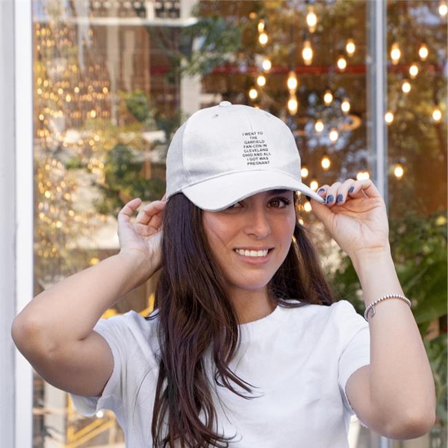 I Went To The Garfield Fan-Con In Cleveland Ohio And All I Got Was Pregnant Twill Cap