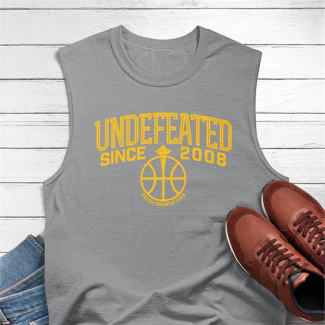 Undefeated Since 2008 Shirt Fresh Brewed Tees