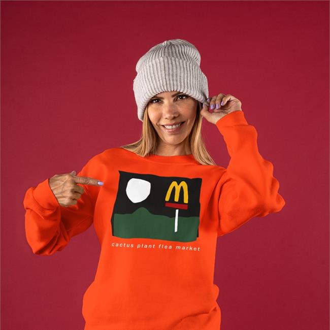 Cactus Plant Flea Market Mcdonalds 24/7 Hoodie
