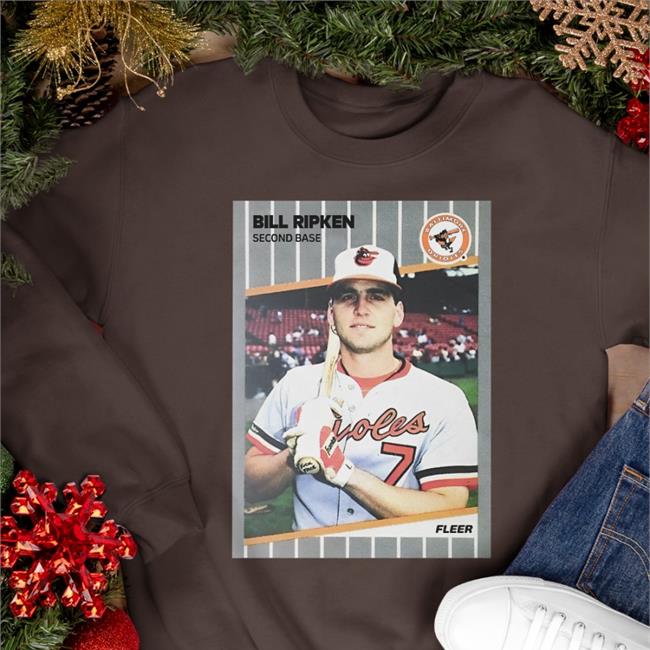 Billy Ripken Fuck Face Card Long Sleeve T Shirt Baltimore Orioles