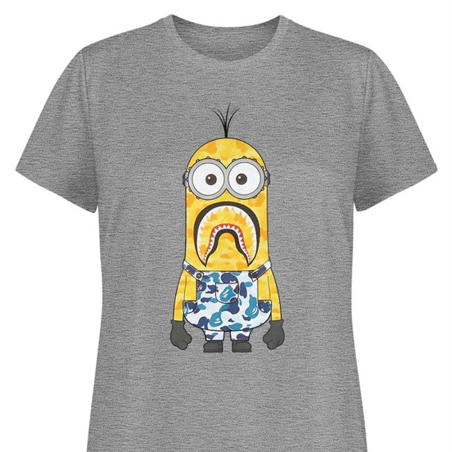 Georgenotfound Wearing Bape X Minions Camo Minion Tee Supras Neakers Store