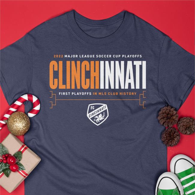 Alvas Powell Wearing Cincinnati Sweatshirt 2022 Major League Soccer Season Cup Playoffs Cincinnati Tee