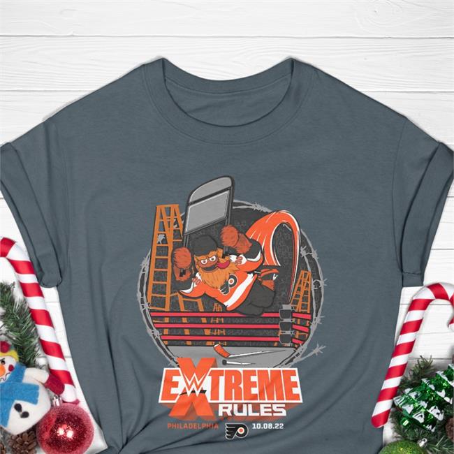 Philadelphia Flyers Gritty Extreme Rules 2022 Event Shirt