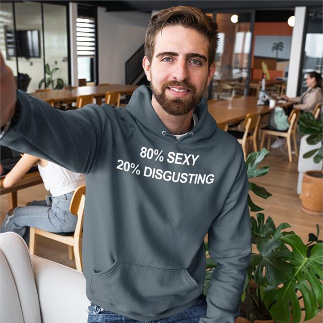 Pussychainsaw 80% Sexy 20% Disgusting Long Sleeve Tee Shirt Red