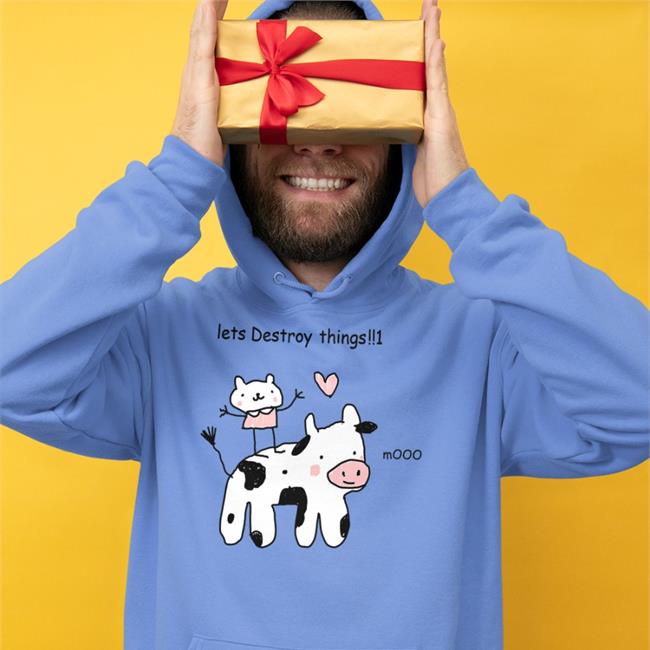 White Stinkykatie Lets Destroy Things Shirt