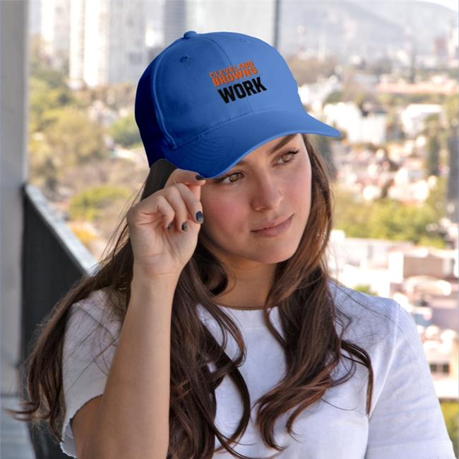Cleverland Browns Work Embroidered Hat