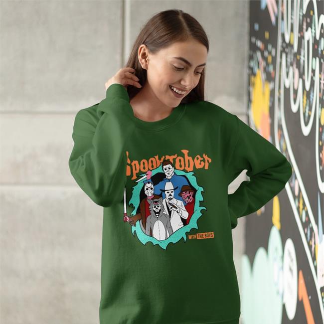 Spooktober With The Boys Tee Shirt Barstoolsports Store