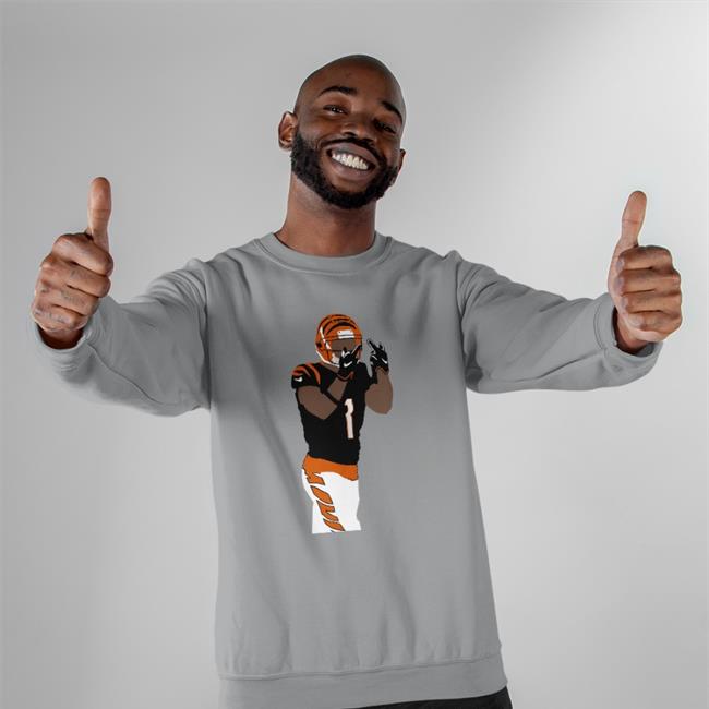 Ja'marr Chase Middle Finger Sweatshirt