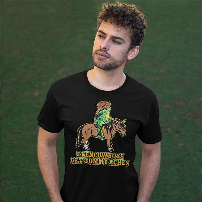 Even Cowboys Get Tummy Aches Hoodie