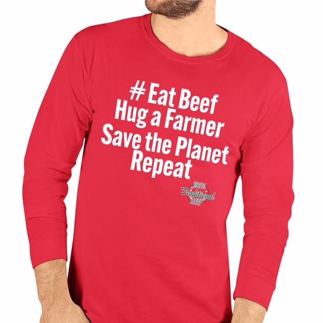 Eat Beef Hug A Farmer Save The Planet Repeat Sweatshirt Freethe74462554 Free The Nipple Eat Beef Hug A Farmer Save The Planet Repeat Shirt