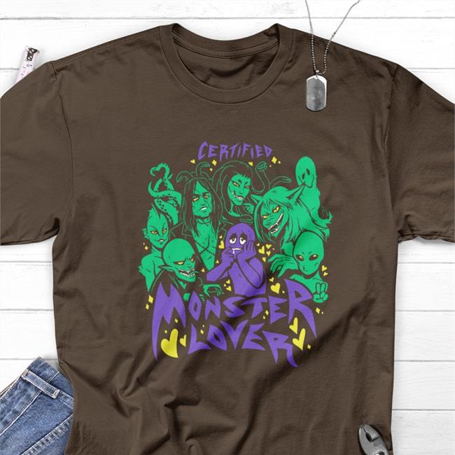 Certified Monster Lover Shirts Theyetee Store