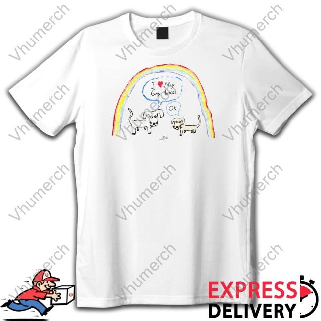 Marcuspork Shop I Love My Gay Human Long Sleeve T Shirt
