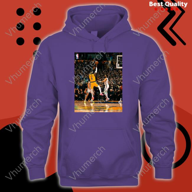 Nba Lebron James History Made With 38388 Points Hooded Sweatshirt Scoringking