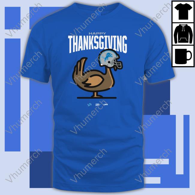 Gobble Detroit Lions Happy Thanksgiving Sweatshirt