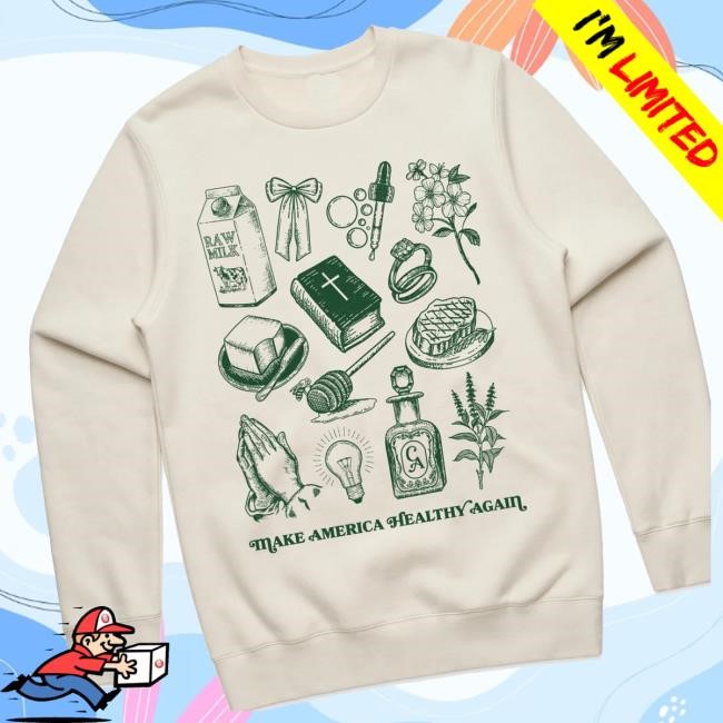 Official Tpusa Merch Store Make America Healthy Again t-shirt, hoodie, tank top, sweater and long sleeve t-shirt