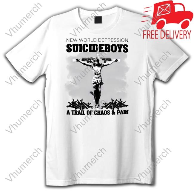G59recordsmerchandise New World Depression Suicideboys A Trail Of Chaos & Pain Long Sleeve T Shirt
