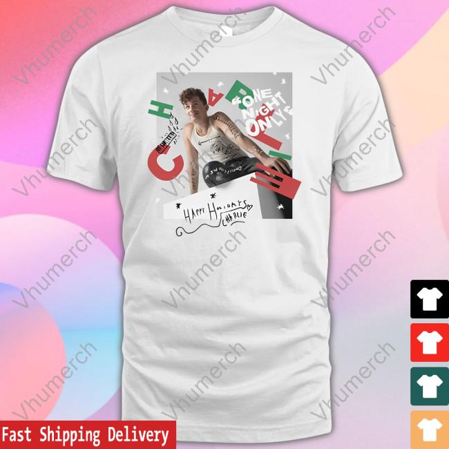 One Night Only Happy Holidays Charlie Tee Shirt