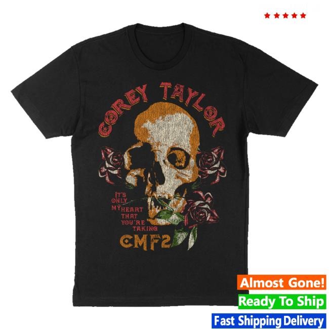 Trending Corey Taylor Merch Store Skull And Roses Crewneck Sweatshirt