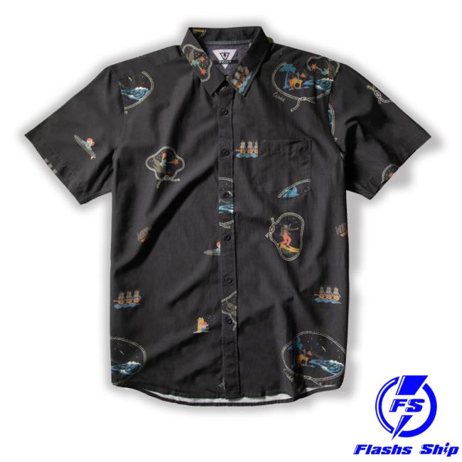 Vissla Soren Wavy West Eco Phantom Shirts
