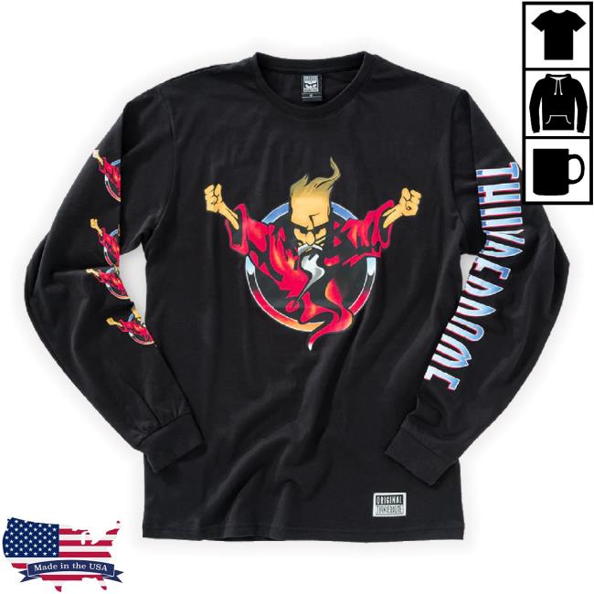 Original Thunderdome Original Long Sleeve T Shirt Black Thunderdome Store