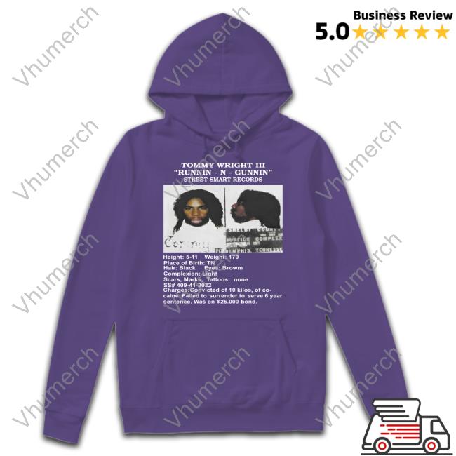 Tommy Wright Iii Runnin N Gunnin Shirt