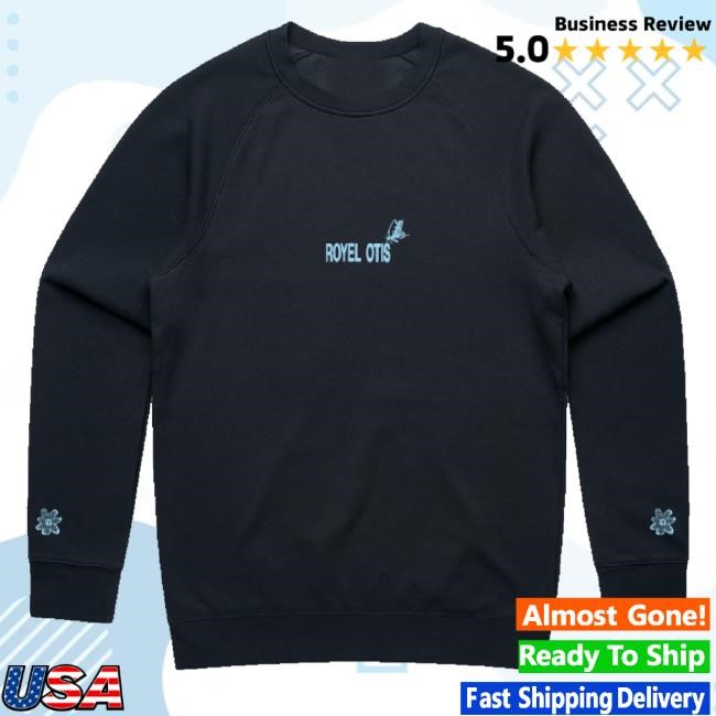 Official Royel Otis Merch Ro Crew Navy Long Sleeve T Shirt