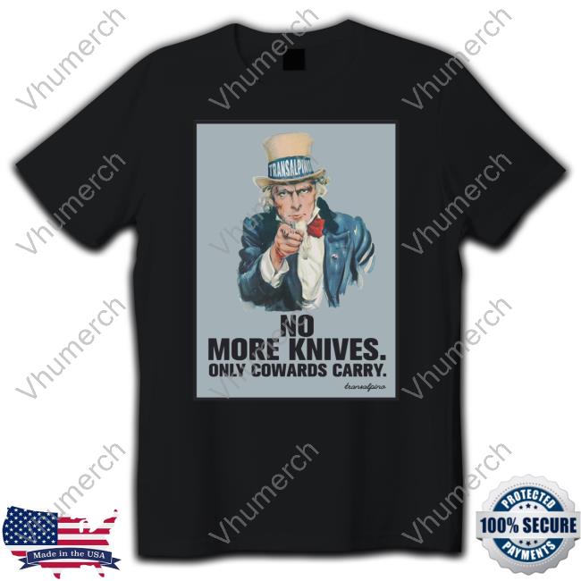 Blue Nose Bob No More Knives Only Cowards Carry New Shirt