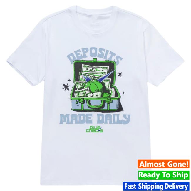 Official Overtime Tv Merch Store Apparel Clothing Shop Over Time Blue Checks Deposits Tees