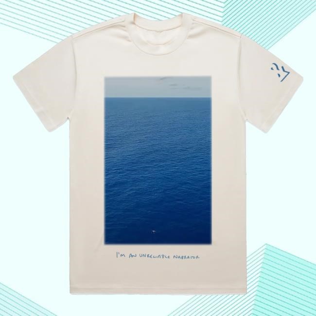 Bastille Merch Shop Unreliable Narrator Photo Ecru T Shirts
