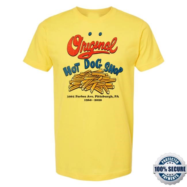 Official Yinzylvania Merch Original Hot Dog Shop Fries Funny Shirt