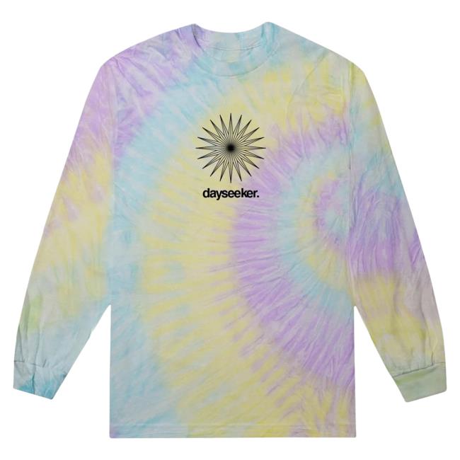 Official Dayseeker Merch Store Dreamstate Mystique Tie Dye Long Sleeve Tee Shirt Dayseeker Shop