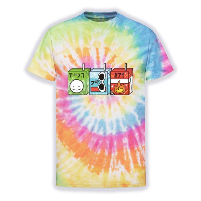 Dream Team Juice Boxes Unisex Tie Dye Long Sleeve T Shirt