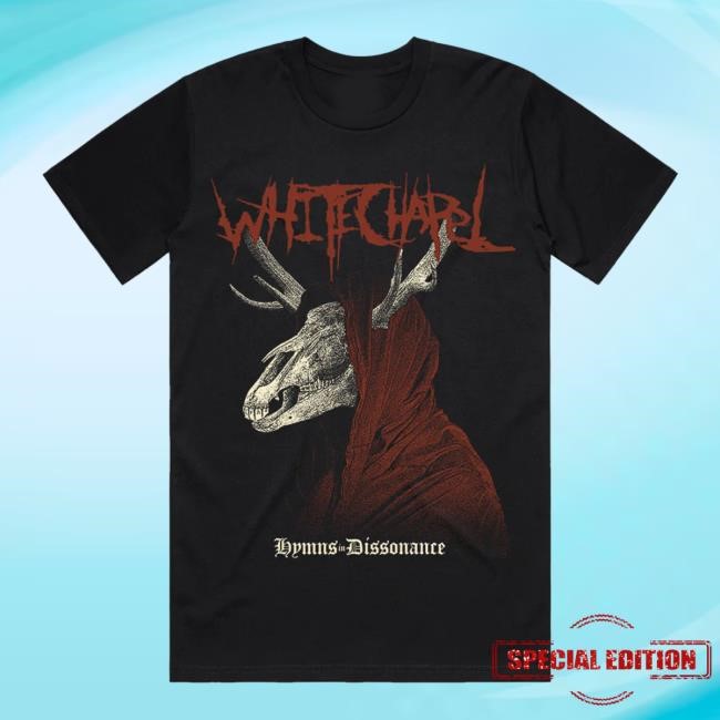 Whitechapel Merch Shop Store Official Hooded Skull T Shirt