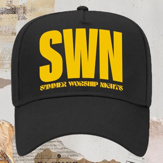 Summer Worship Nights Tour Merch Swn Tour Trucker Hat Black