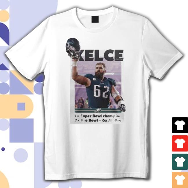 Trending Jason Kelce Philadelphia Eagles 1X Super Bowl Champion 7X Pro Bowl 6X All-Pro Sweater