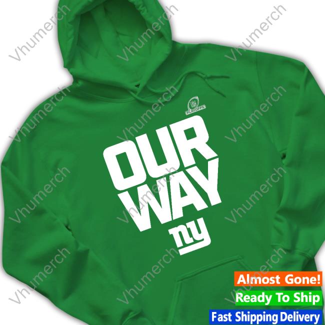 2022 NFL Playoffs Our Way Tee Shirts New York Giants Shop