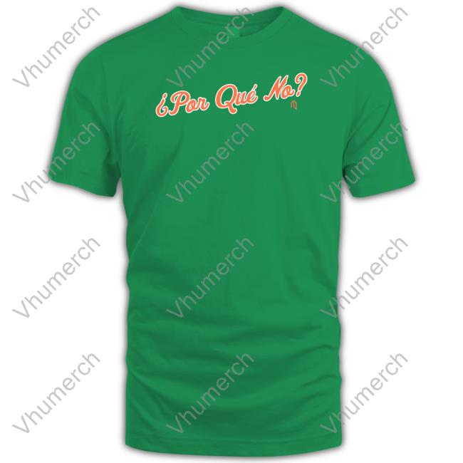 Athlete Logos Por Qué No Tee Shirt Por Qué No Shirt
