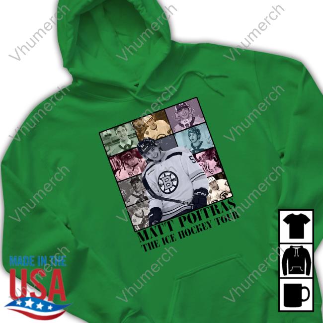 Matt Poitras The Ice Hockey Tour Long Sleeve T Shirt Boston Hockey Matt Poitras The Ice Hockey Tour Hoodie