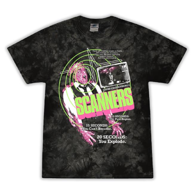 Scanners Mineral Wash Tie Dye t-shirt, hoodie, tank top, sweater and long sleeve t-shirt
