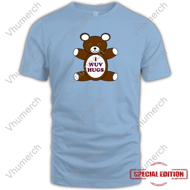 Dean Winchester Wearing I Wuv Hugz Shirt