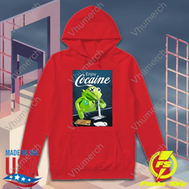 Weird Thrift Store Shirts Frog Enjoy Cocaine Sweatshirt