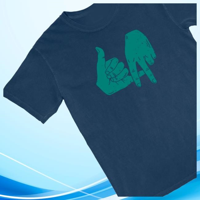 Dirtycoast Merch Shop Store Official Limited Los Angeles Helping Hands Navy Tee Shirt
