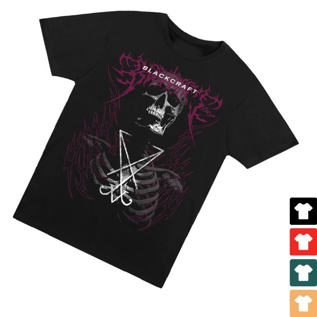 Lucifer Sigil Skeleton Youth T Shirt Blackcraft Clothing Merch Store