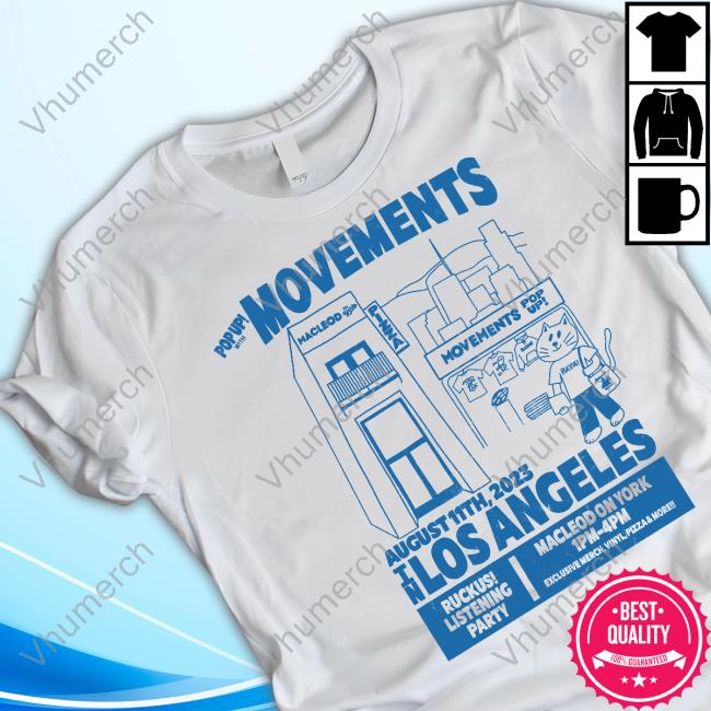 Movements Official Merch Popus With Movements August 11Th 2023 In Los Angeles Shirt