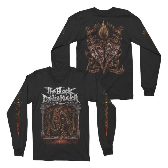 Night Shift Merch Store The Black Dahlia Murder - Evening Ephemeral Long Sleeve Shirt