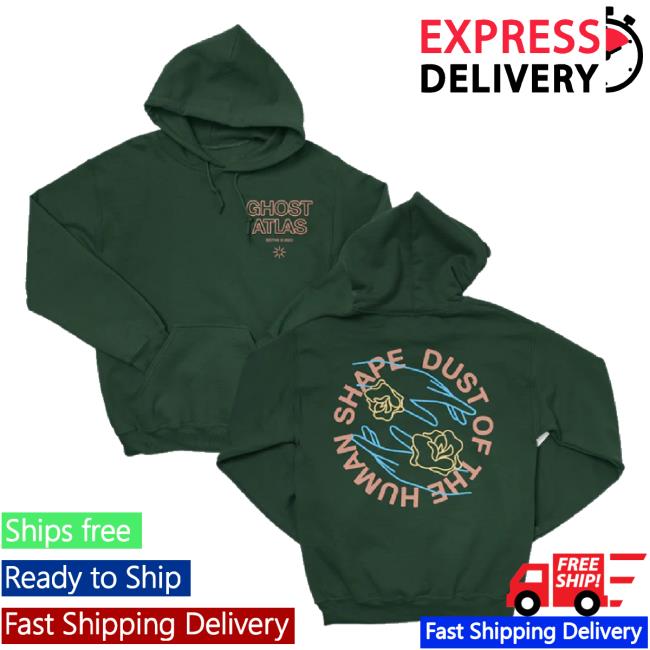 Original Usa.24Hundred Merch Store Ghost Atlas Hands T-Shirt (Forrest Green) Usa 24Hundred Shop