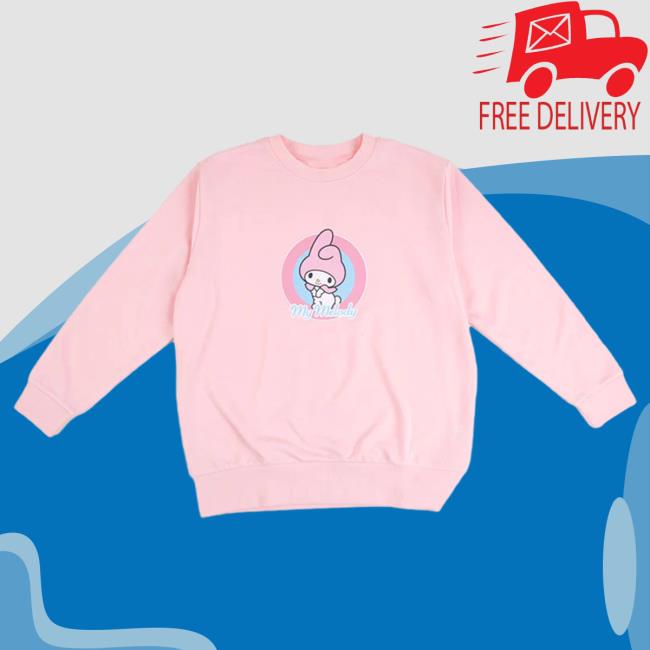 Official Sanrio Apparel Clothing Merch Store Shop My Melody Circle Popover Sweatshirt