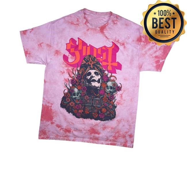 Ghost Merch Bliss In Pink Crystal Wash